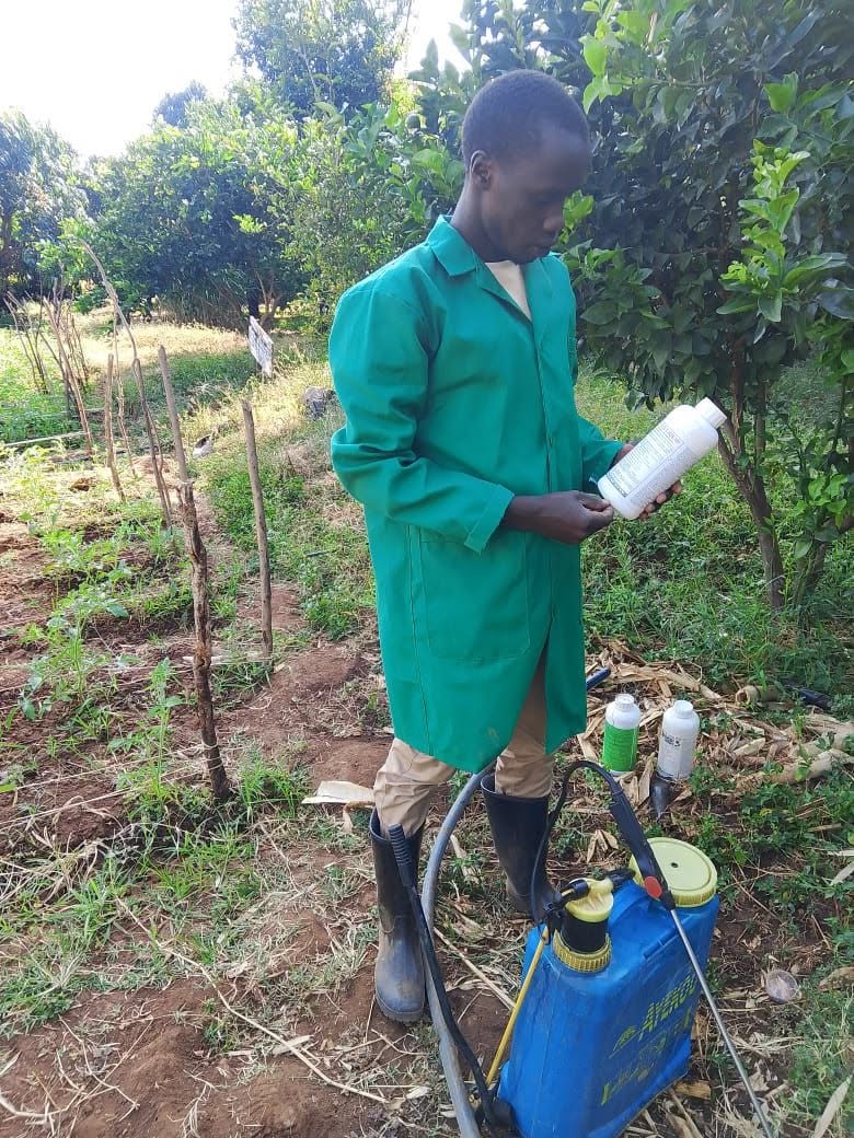 General Agriculture Trainees on Practicals