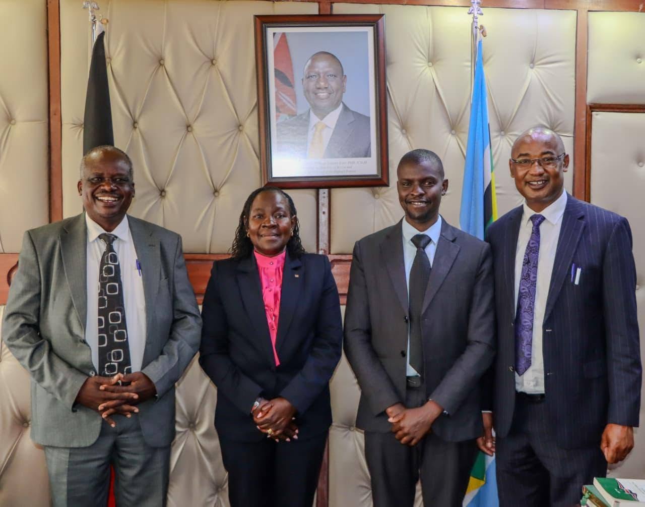 This morning, A.I.C Cheptebo Rural Dev Centre director Mr Joseph Kimeli and Cheptebo Agricultural Training & Innovation Centre principal Mr Daniel Chelule had the privilege to be hosted by the principal secretary state department of TVET Dr. PS Tvet Esther Muoria in her office in Nairobi.Among the successful discussion included hops program, solar project, making CATIC to be CBET centre of excellence, helb loan, expanded collaboration, CATIC graduation among others.