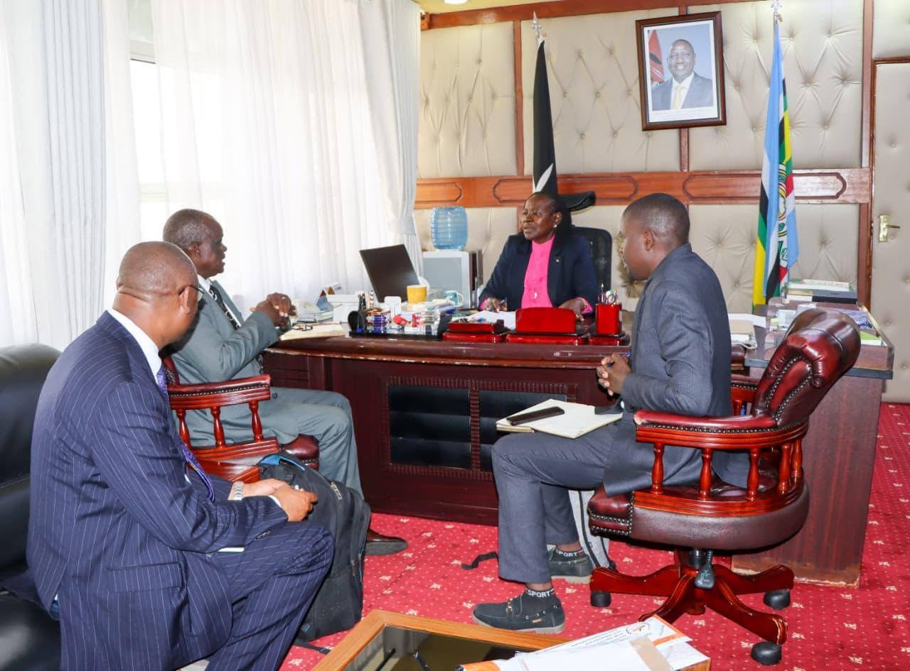This morning, A.I.C Cheptebo Rural Dev Centre director Mr Joseph Kimeli and Cheptebo Agricultural Training & Innovation Centre principal Mr Daniel Chelule had the privilege to be hosted by the principal secretary state department of TVET Dr. PS Tvet Esther Muoria in her office in Nairobi.Among the successful discussion included hops program, solar project, making CATIC to be CBET centre of excellence, helb loan, expanded collaboration, CATIC graduation among others.