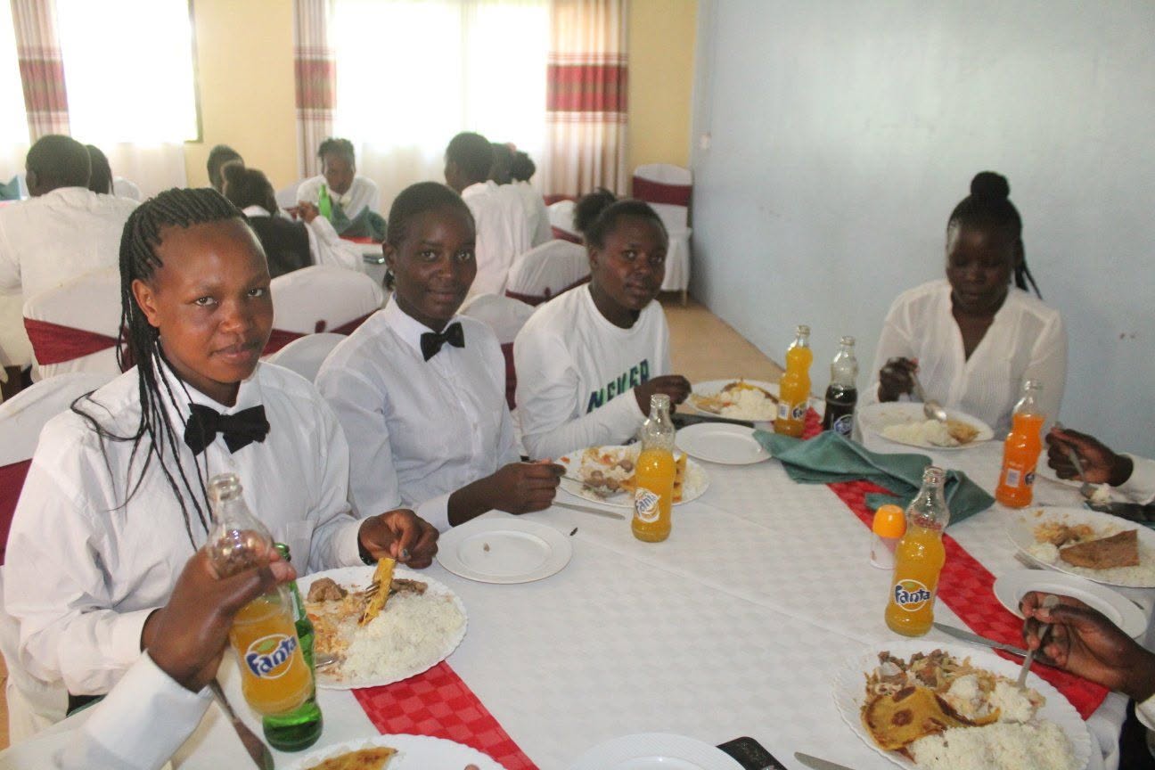 It was a great honour to host the Hospitality and Tourism trainees (Level 5 Food and Beverage) from Kipsoen National Polytechnic trainees, led by Madam Nelly Rotich, the Deputy Head of Department, visited our institution for practical training aimed at acquiring hands-on skills from our experienced staff and utilizing our excellent training facilities.

We extend our sincere appreciation to our staff for the warm reception and quality training they accorded the trainees.