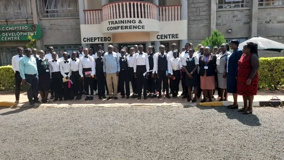 It was a great honour to host the Hospitality and Tourism trainees (Level 5 Food and Beverage) from Kipsoen National Polytechnic trainees, led by Madam Nelly Rotich, the Deputy Head of Department, visited our institution for practical training aimed at acquiring hands-on skills from our experienced staff and utilizing our excellent training facilities.

We extend our sincere appreciation to our staff for the warm reception and quality training they accorded the trainees.
